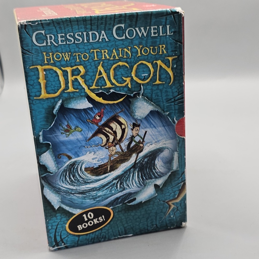 Cressida Cowell How To Train Your Dragon Collection 10 Book Set 1-10 - Picture 5 of 7